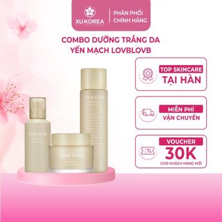 Combo Dưỡng Trắng Da Yến Mạch Lovblovb Chính Hãng Hàn Quốc | Xù Korea