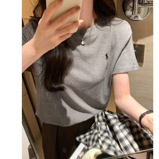 Áo thun ngựa con trước ngực , áo phông thêu hình ngựa siêu hot t03