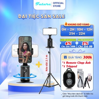 Gimbal Điện Thoại Để Bàn P01, Giá Đỡ Điện Thoại Thông Minh Quay Video 360° Theo Dõi Khuôn Mặt