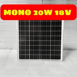 🔥Mono 20W 18V MỚI 2024🔥 Tấm pin năng lượng mặt trời mono 20w 18v tặng kèm giá đỡ - hàng giá rẻ