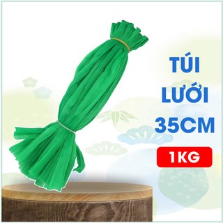 1kg Túi Lưới Đựng Trái Cây - Hoa Quả - Nông Sản Loại 35cm (khoảng 160 túi) - Không Móc Gài