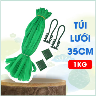 1kg Túi Lưới Đựng Trái Cây - Hoa Quả - Nông Sản Loại 35cm - Loại Tốt