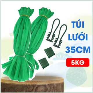 5kg Túi Lưới Đựng Trái Cây - Hoa Quả - Nông Sản Loại 35cm - Loại Tốt