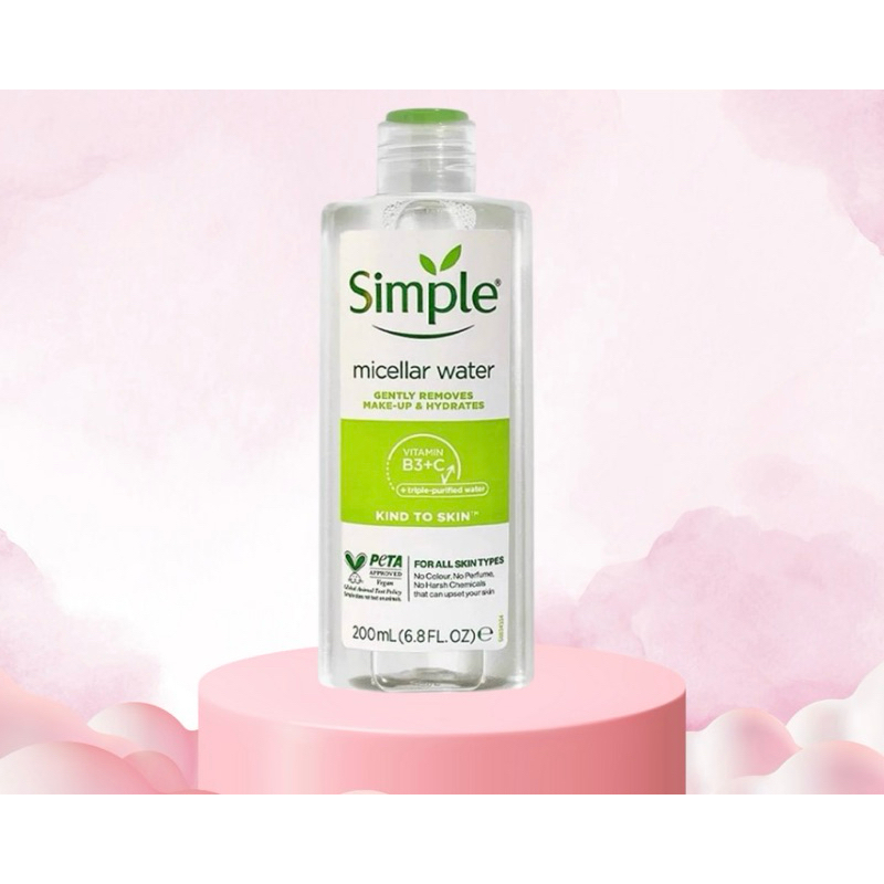 Nước tẩy trang Simple Micellar 200ml