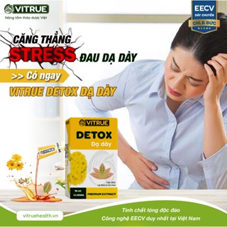 Vitrue Detox Dạ Dày - Thải Độc Dạ Dày, Giảm Viêm Loét, Giảm Đầy Hơi