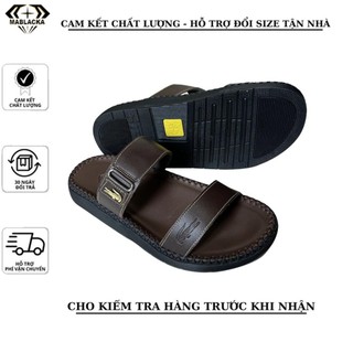 Dép da nam quai ngang đẹp cao cấp - AT80