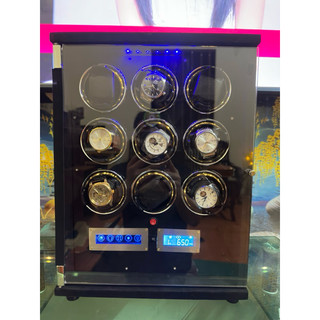 { Mẫu mới VIP 2025 }  SIÊU PHẨM TỦ 9 XOAY GỖ HƯƠNG ĐÁ  MÀN HÌNH CẢM ỨNG+ ĐIỀU KHIỂN TỪ XA BẰNG REMOD