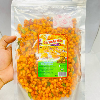 500g ngô giòn xóc mắm cay, ngô nếp sấy giòn, ngô cay
