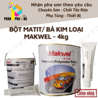 BỘT MATIT / BỘT BẢ MATIT MAKWEL 4KG + CHẤT CỨNG