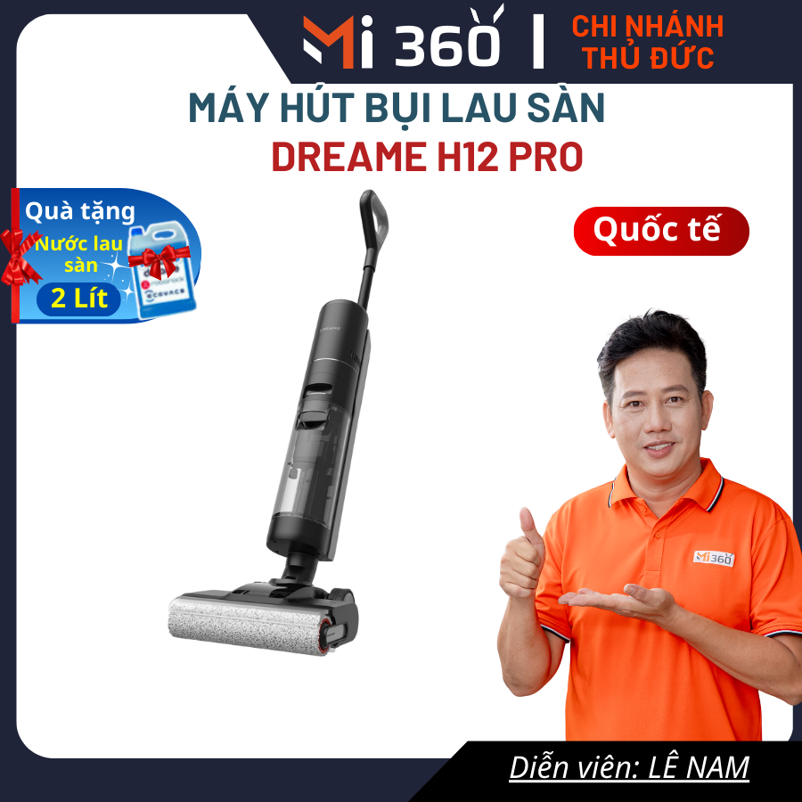 Máy Hút Bụi Lau Nhà Thông Minh Không Dây Cầm Tay Dreame H12 Pro - Bản quốc tế - Bảo hành 18 tháng