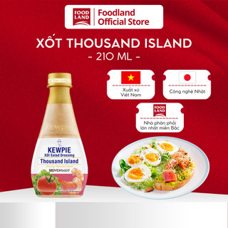 Nước Sốt Thousand Island Kewpie 210ML - làm xốt mỳ ý, làm xốt thịt bò bít tết - Foodland