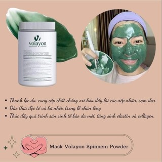 Mặt nạ tảo xoắn dạng bột Volayon ủ trắng cao cấp 100gr-500gr