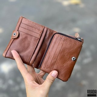 [DA BÒ THẬT 100%] VÍ DA GẤP 3 THIẾT KẾ ĐỘC ĐÁO VD101
