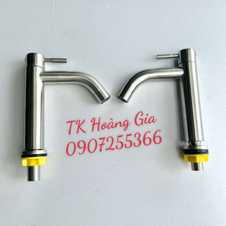 Vòi lavabo lạnh inox 304