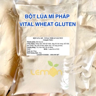 1Kg Bột gluten Pháp cao cấp - Bột mì căn - Bột lúa mì cao cấp làm chả chay, mì căn, bò viên