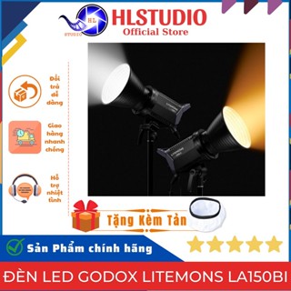 Đèn led Godox Litemons LA150Bi HL Studio - Tặng Kèm Tản Sáng