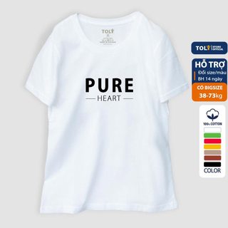 Áo thun nữ TOLI cổ tròn tay ngắn, dáng ôm nhẹ, in hình dễ thương, vải cotton mềm mịn PS -03