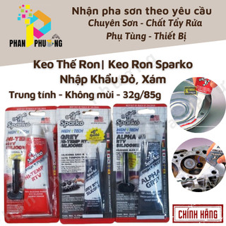 Keo thế ron / keo ron sparko nhập khẩu đỏ, xám 32g, 85g trung tính, không mùi