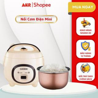 Nồi cơm điện mini cuckoo đa năng chống dính nắp gài hình lợn công suất 700w dung tích 1,2l, 1,8l giữ ấm thông minh