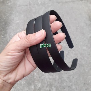 Combo 2 cái Bờm cài tóc nhám màu đen 1p5 (bản 1.5cm)