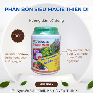 Phân bón siêu magie thidi – biến vàng thành xanh