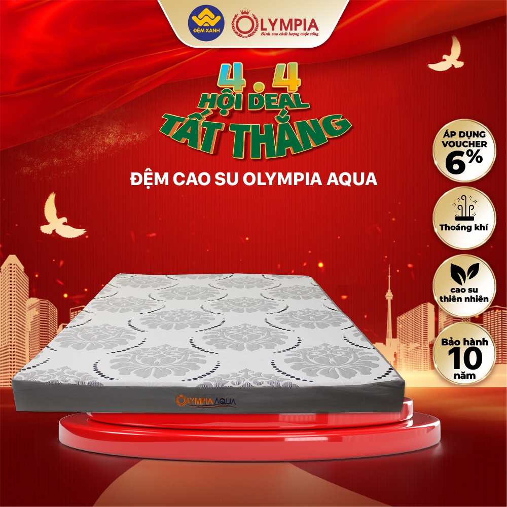 Đệm cao su Olympia AQUA (đệm cao su thiên nhiên)