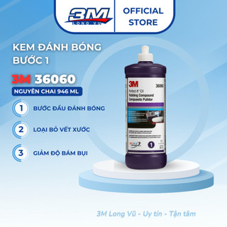 Dung dịch đánh bóng bước 1 3m pn36060 perfect-it ex rubbing compound -946ml - 3m long vu