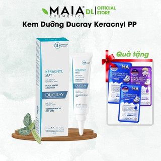 Kem dưỡng cho da mụn Ducray Keracnyl Mat 30ml Pháp giúp giảm mụn, mờ thâm, bóng nhờn, dưỡng ẩm da Nữ Skincare | MAIA