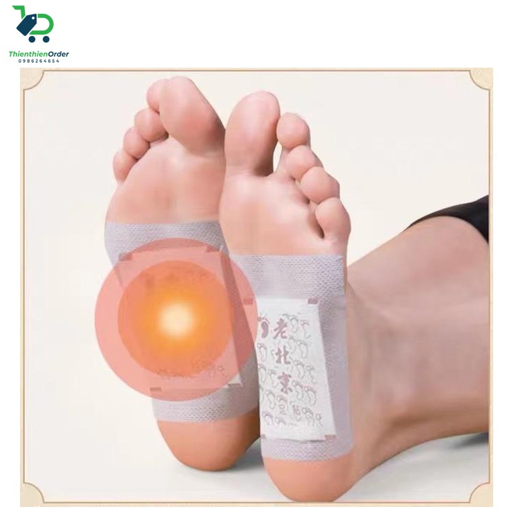 Hộp 50 Miếng Dán Ngải Cứu Thải Độc Chân Lão Bắc Kinh