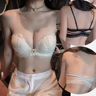 Áo Lót Nữ Áo Ngực Hai Khuy Cài Trước Áo Lót Ren Nữ Có Thể Tháo Dây Chống Tụt Quyến Rũ Cho Nữ Avalingerie AL0041