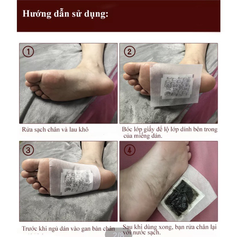 [HỘP 50 MIẾNG] Dán ngải cứu thải độc ông lão Bắc Kinh - Hàng cao cấp