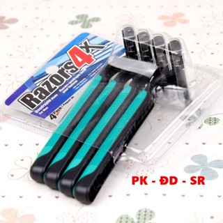 Combo 4 Cây Dao Cạo Râu Razors - Siêu Rẻ