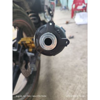 Pô Uma móc ấm Cổ 32 kèm tiêu 38 ( tiêu đóng) Gắn Ex150 Full Sét Pô+ Cổ Ốp đầy đủ