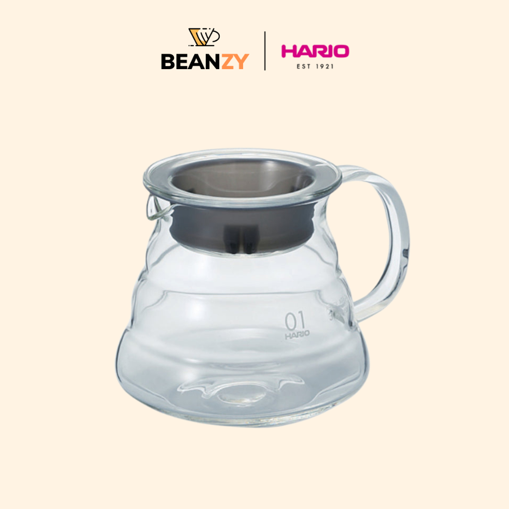 Bình đựng thủy tinh Hario V60 Range Server Clear 360ml