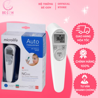 NHIỆT KẾ ĐIỆN TỬ HỒNG NGOẠI ĐO TRÁN MICROLIFE NC200 (Đo 1S, Chính Hãng, Bảo Hành 2 Năm) – Hàng Có Sẵn ✔️