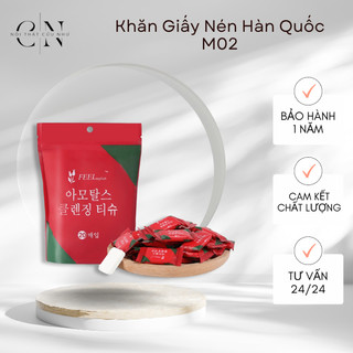 Khắn nén du lịch, khăn giấy nén hàn quốc m02