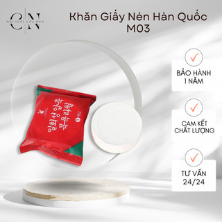 Khăn nén du lịch, khăn giấy nén hàn quốc m03