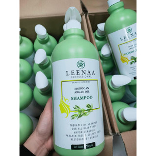 Gội xả phục hồi tóc siêu mượt leenaa 2000ml