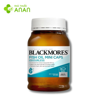 Dầu cá không tanh Blackmore Odourless Fissh Oil Mini Caps 400 viên nhỏ