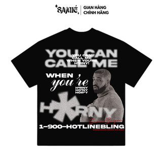 Áo thun boxy local brand unisex Hotline Bling - You Can Call Me When U're H0rny - SAMIÉ SAIGON