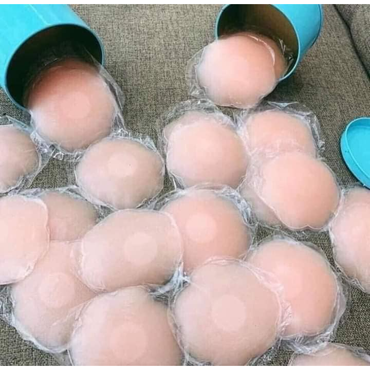 Hộp 5 Đôi Dán Ngực Màu Xanh Chất Liệu Silicon Siêu Mềm Tiện Dụng