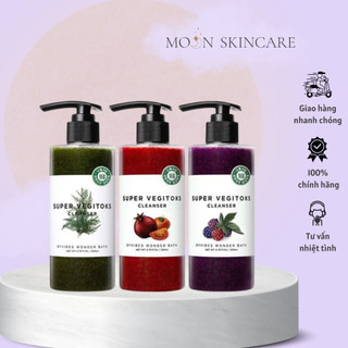Sữa Rửa Mặt Wonder Bath Rau Củ Thải Độc Super Vegitoks Cleanser 300ml