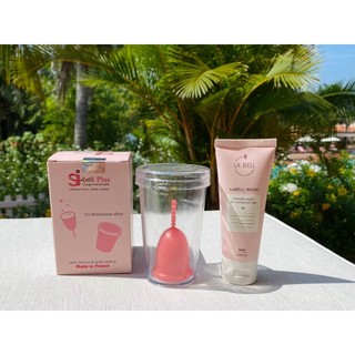 Combo cốc nguyệt san Sibell và Gel vệ sinh cốc labell