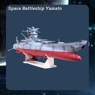 Mô hình giấy siêu phi thuyền không gian Space Battleship Yamato