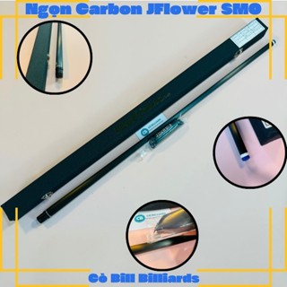  Ngọn cơ bida lỗ full carbon composite JFlower SMO  carbon composite 7 lớp  