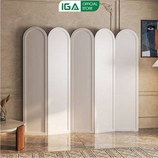 Vách ngăn bình phong kín ngăn phòng hiện đại thương hiệu IGA - IG415