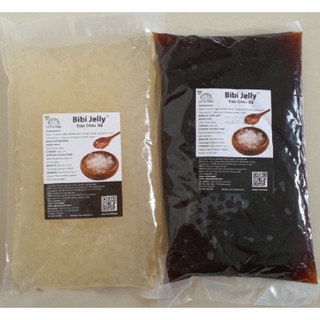 Trân châu 3q bibi trắng - đen gói 2kg