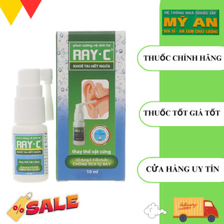Ray-C vệ sinh tai, làm sạch ráy tai chai 10ml