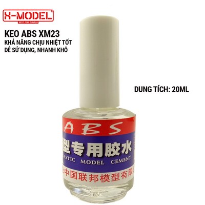 Keo dán mô hình XM23 dễ sử dụng dễ bay hơi, không mùi, không nhớt và khả năng hòa tan mạnh XMODEL
