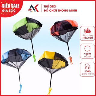 Đồ chơi trẻ em lính dù nhảy dù lính nhiều màu - đồ chơi vận động, đồ chơi ngoài trời